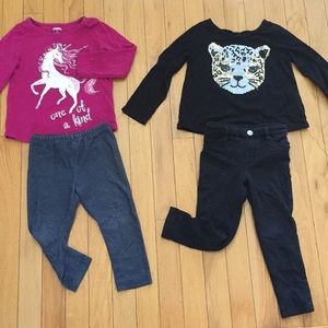 Girl outfit bundle and sleep set